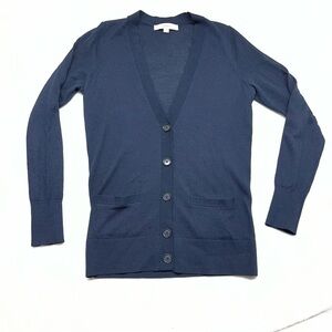 LOFT Navy Blue Women's Cardigan Sweater